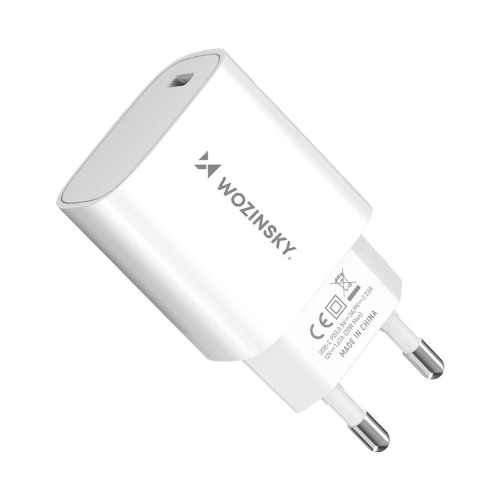 Wozinsky WGWCCW 20W USB-C Wall Charger - White