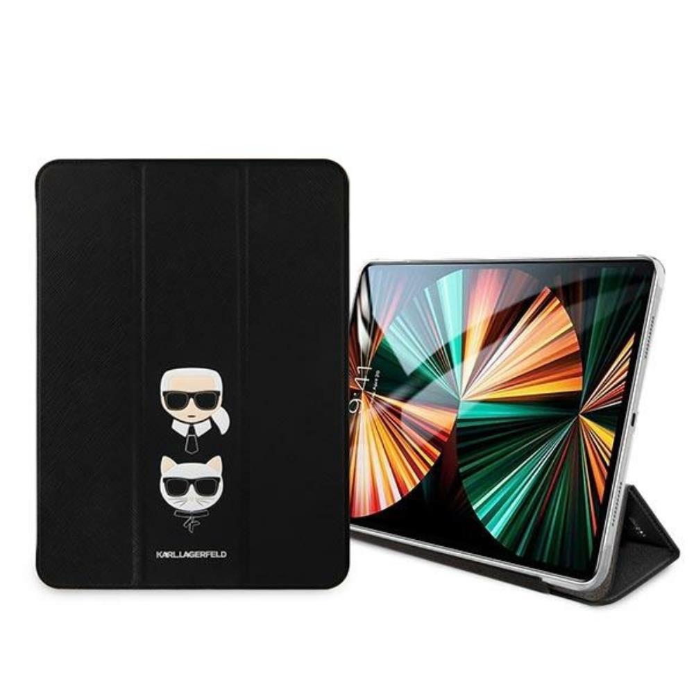 Karl Lagerfeld KLFC12OKCK iPad 12.9" Pro 2021 Book Cover black Saffiano Karl &Choupette (0)