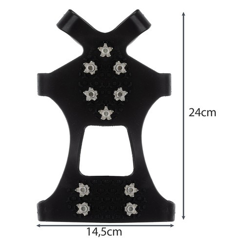 Trizand Ice Grips for Shoes XL (44-47), Anti-Slip Walking Crampons 24735 (1)