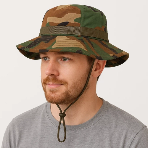 Trizand Camo Boonie Hat for Men 23833, Adjustable, 60 cm (3)