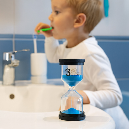 Kruzzel Hourglass Sand Timer Set for Kids 25676, 6 pcs, Multicolor (3)