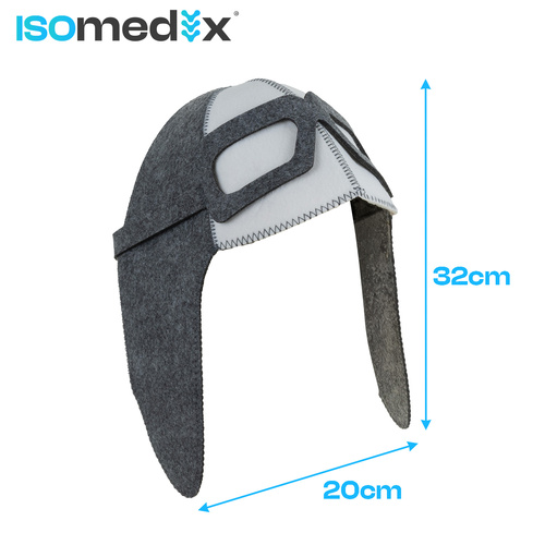 Isomedix Felt Sauna Hat, Aviator Style 26456 (0)
