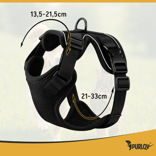 Pressure-Free Harness for Small Dogs and Cats with Leash XS Purlov 26869 (0)