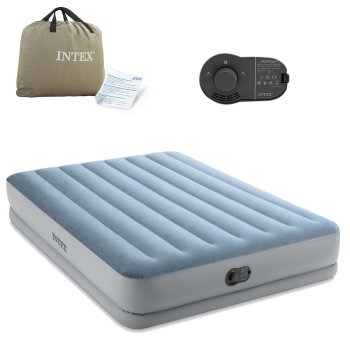 Inflatable Air Mattress 203x152x36 cm with Built-in Electric Pump INTEX 64159