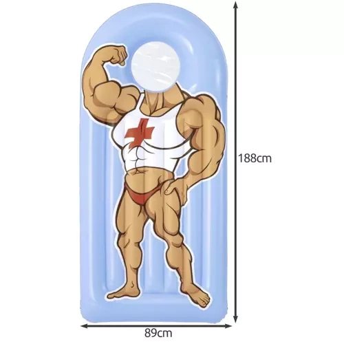 Bestway Inflatable Pool Lounger with Window 188x89 cm 43421 (0)