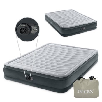 Inflatable Air Mattress 203x152x33 cm with Built-in Electric Pump INTEX 67770ND