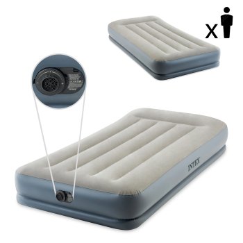 Inflatable Air Mattress 191x99x33 cm with Built-in Electric Pump INTEX 64116ND