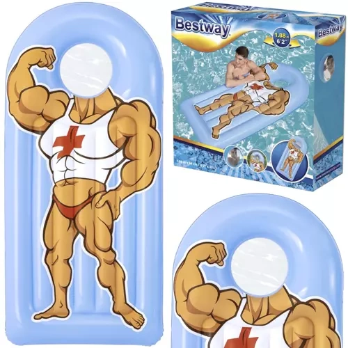 Bestway Inflatable Pool Lounger with Window 188x89 cm 43421