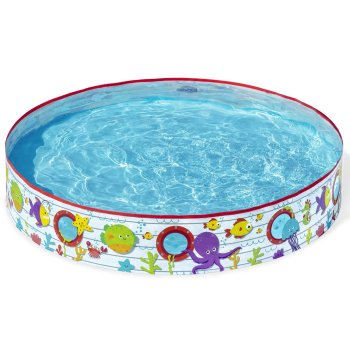 Bestway 55029 Fill 'N Fun Children's Paddling Pool, 152x25cm