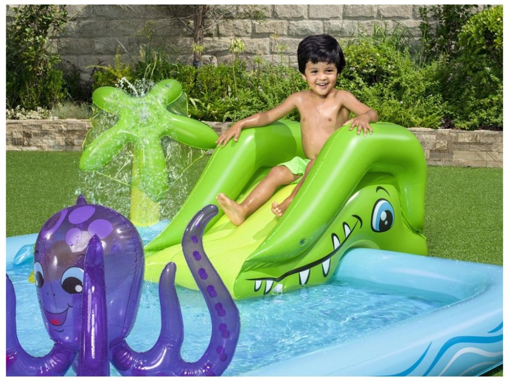 Kids Garden Water Inflatable Playground Swimming Pool, Aquarium — BESTWAY 53052 (8)