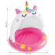 INTEX Unicorn Inflatable Paddling Pool with Canopy for Kids 58438