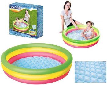 BESTWAY 51104 Kids Garden Inflatable Pool 102x25 cm