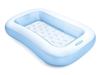 INTEX 57403 Inflatable Kids Paddling Pool with Soft Floor