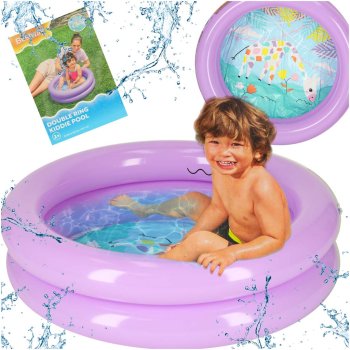 Bestway 51061 Inflatable Paddling Pool for Kids, 61 cm, Purple