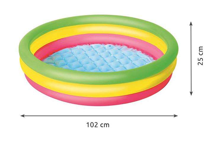 BESTWAY 51104 Kids Garden Inflatable Pool 102x25 cm (1)