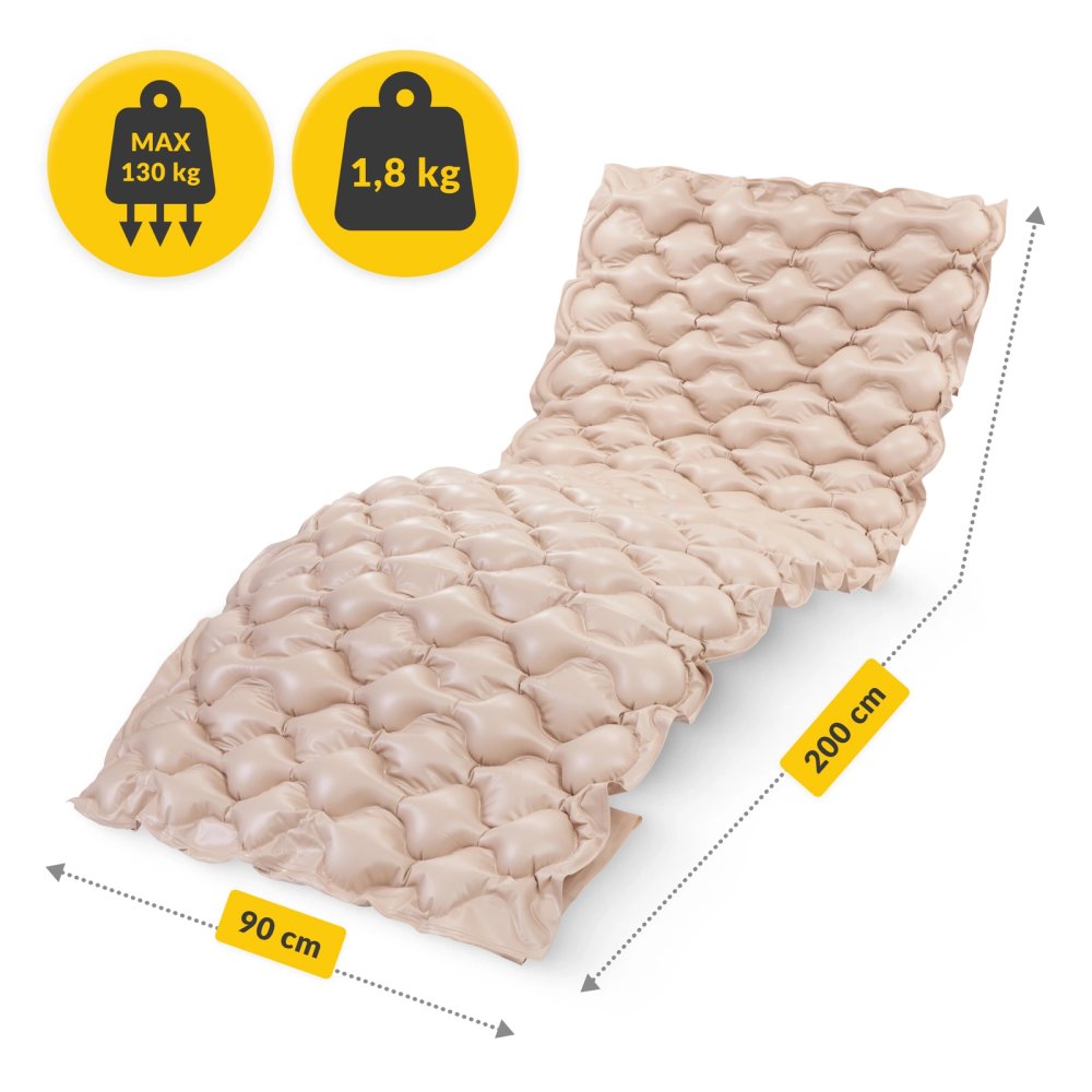 4FIZJO STD alternating pressure air mattress with pump, 200×90 cm (0)