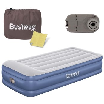 Bestway 67628 Air Mattress with Built-in Pump, Single 191x97x46 cm