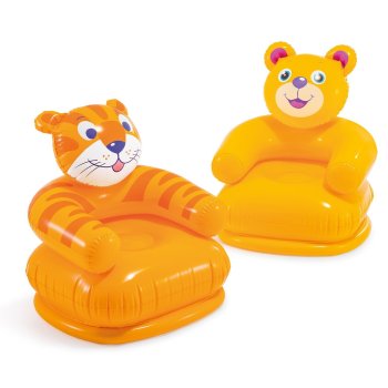 Inflatable kids chair Intex 68556, 65x64 cm, bear