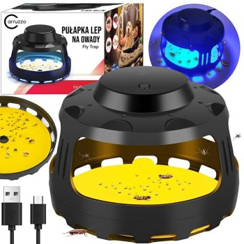 Electric UV Insect Trap for Flies and Mosquitoes with Glue Pads