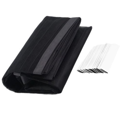 Mosquito Door Mesh Net Anti-Insect Screen - 80/90/100 x 210/220, Black (1)