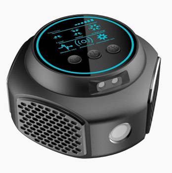 Ultrasonic rodent and insect repeller with USB-C, black