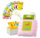 English Learning Toy for Kids Telcon Talking Flash Card Reader Cat, pink