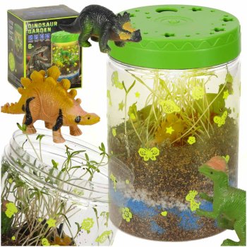 Interactive dinosaur terrarium projector with LED night light