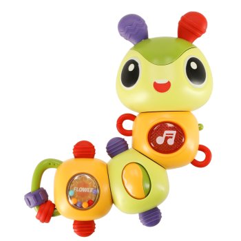 Musical Caterpillar Sensory Toy with Lights and Sounds for Toddlers