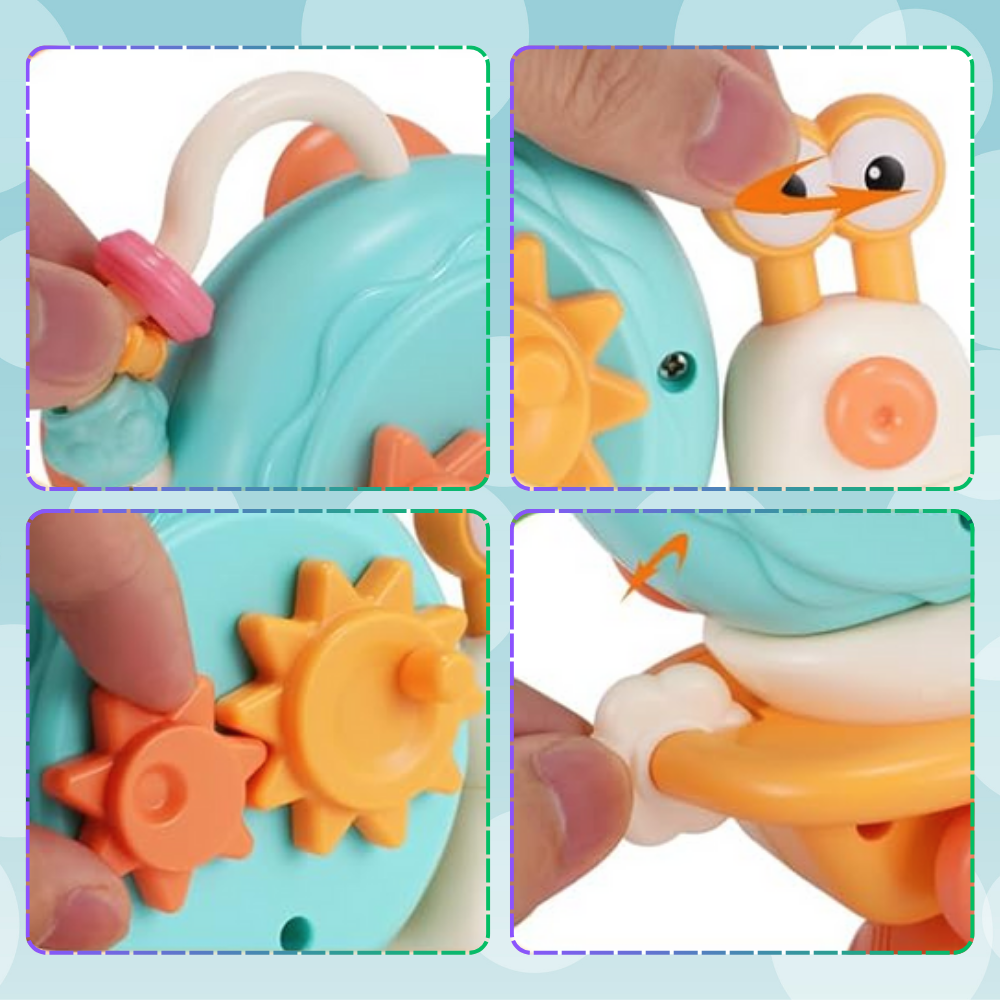 Interactive Sensory Educational Toy "Snail" (4)