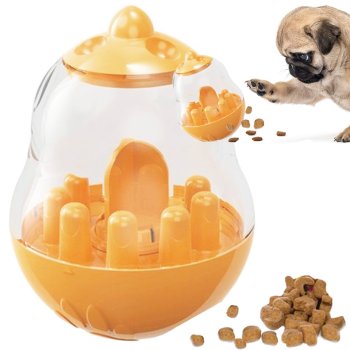 Interactive Dog Toy Treat Dispenser Ball, Slow Feeder Puzzle