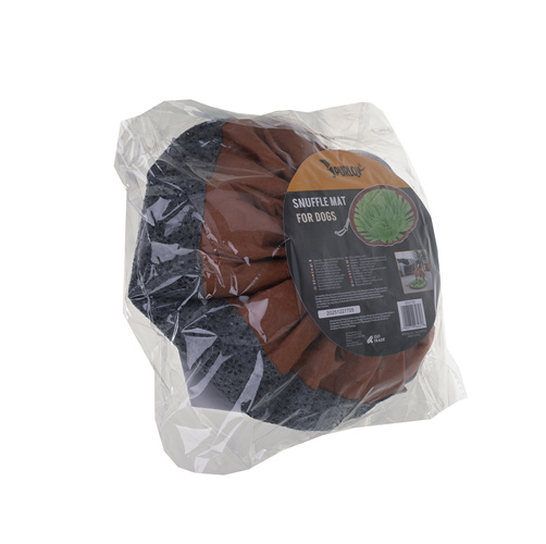 Dog Snuffle Mat Purlov Interactive Puzzle Toy 48x48cm, Brown Green (0)