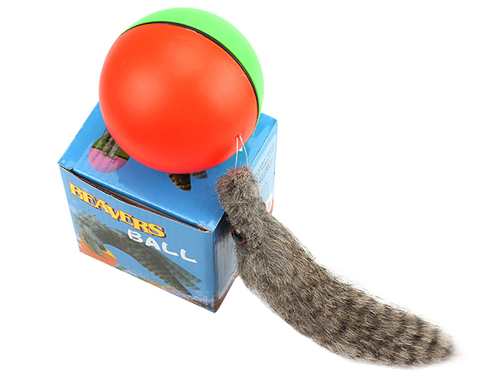 Interactive Rolling Ball with Ferret Toy for Cats and Dogs (2)