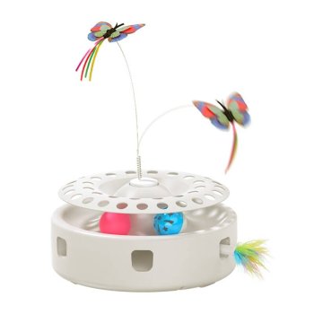 Interactive 3-in-1 Cat Toy Rojeco RWJTY823-02 Dual Power