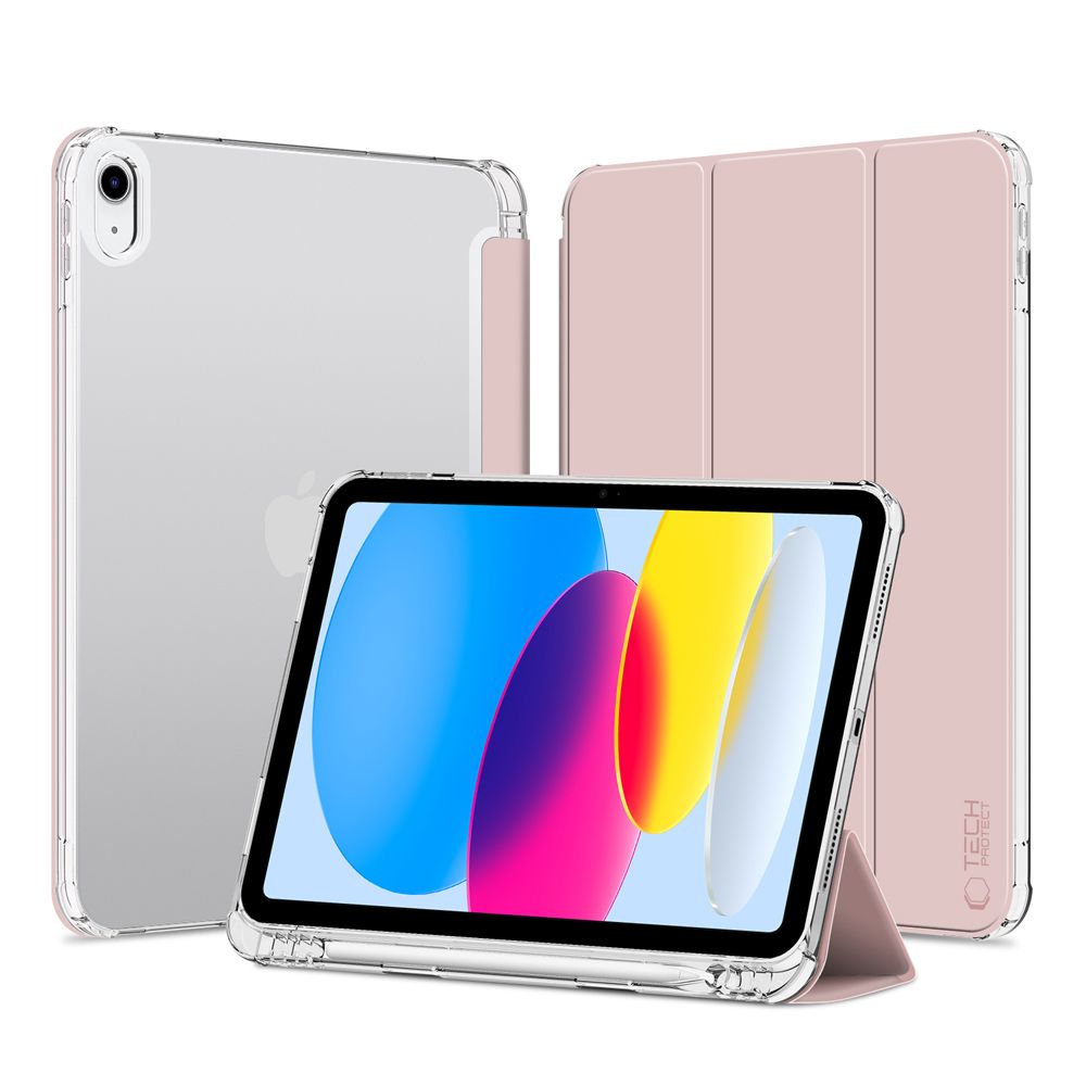 Apple iPad (2022) 10.9" (A2757 A2696) 10 gen. Tech-Protect SC Pen Hybrid Cover Case, Pink