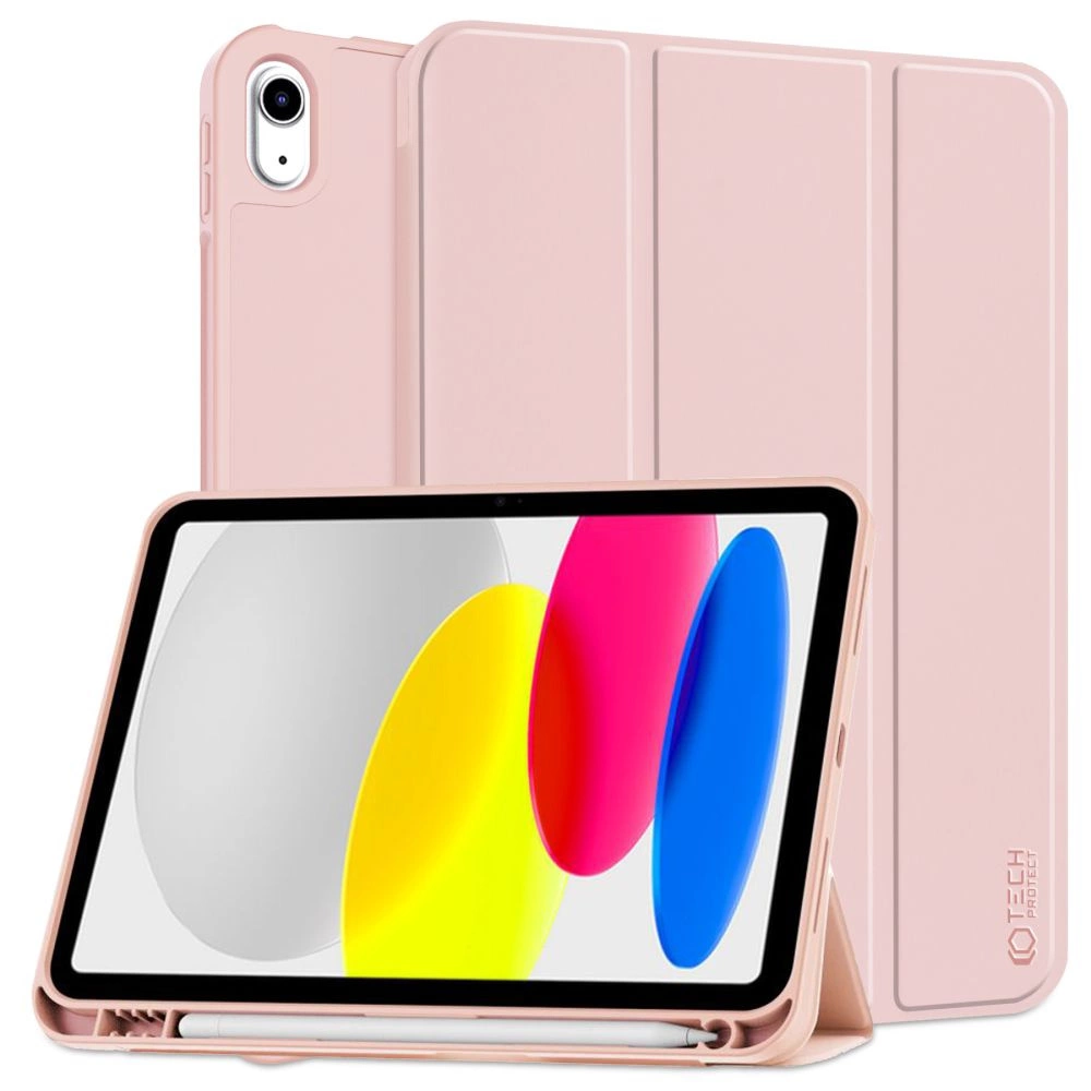 Apple iPad (2022) 10.9" (A2757 A2696) 10 gen. Tech-Protect SC Pen Protective Cover Case, Pink