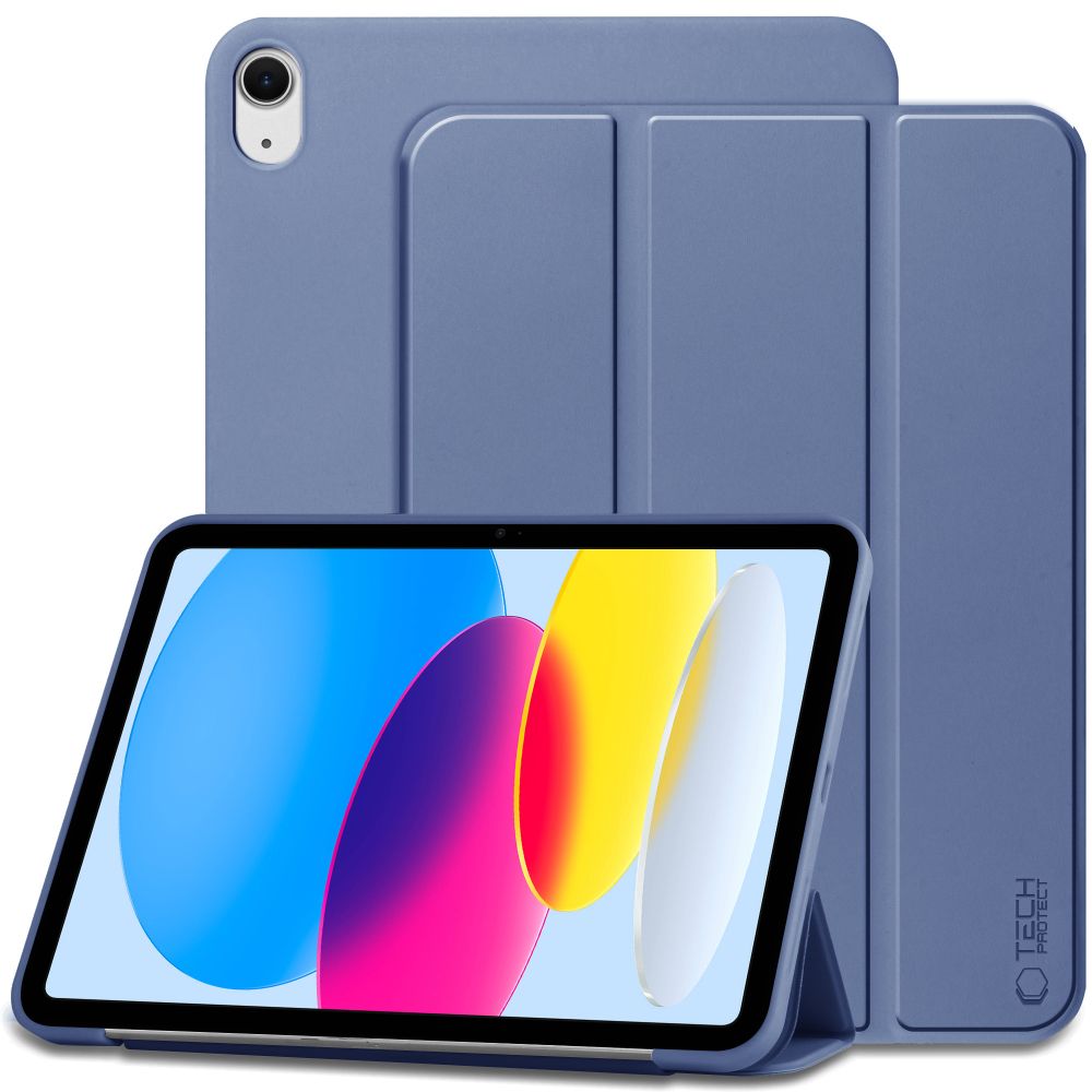 Apple iPad (2022) 10.9" (A2757 A2696) 10 gen. Trifold Tech-Protect SmartCase Protective Cover Case, Blue