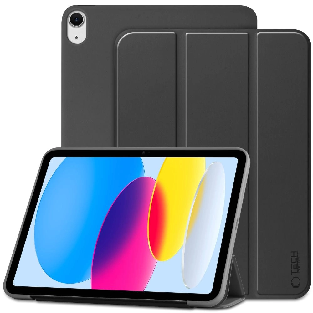 Apple iPad (2022) 10.9" (A2757 A2696) 10 gen. Trifold Tech-Protect SmartCase Protective Cover Case, Black