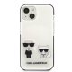 Apple iPhone 13 mini 5.4\" Karl Lagerfeld Karl&Choupette Case Cover (KLHCP13STPEKCW), White