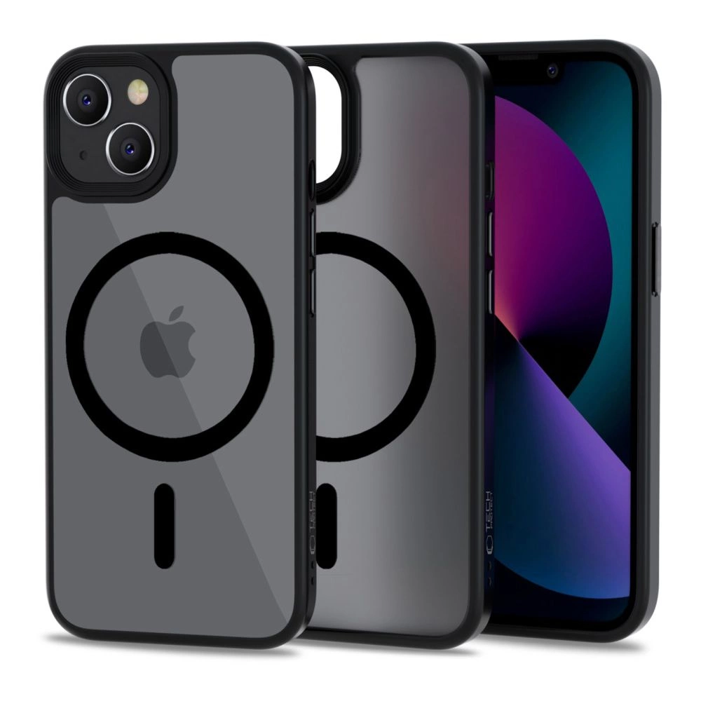 Apple iPhone 13 mini 5.4'' Tech-Protect MagMat MagSafe Case Cover, Matte Black