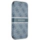 Apple iPhone 13 mini 5.4\" Guess 4G Stripe Book Case Cover (GUBKP13S4GDBL), Blue