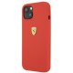 Ferrari iPhone 13 mini Case Silicone Red