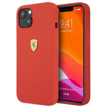 Ferrari iPhone 13 mini Case Silicone Red