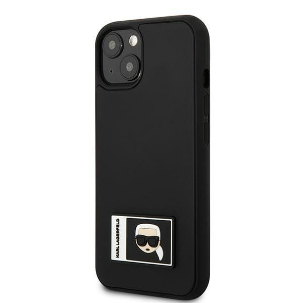 Apple iPhone 13 mini 5.4" Karl Lagerfeld Ikonik Patch Case Cover (KLHCP13S3DKPK), Black (0)