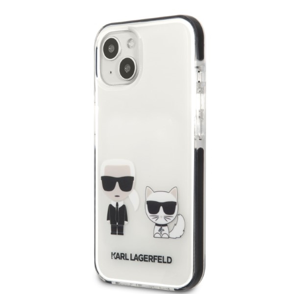 Apple iPhone 13 mini 5.4" Karl Lagerfeld Karl&Choupette Case Cover (KLHCP13STPEKCW), White (0)