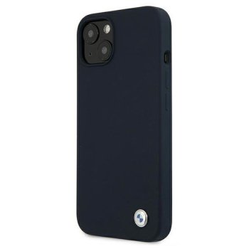 Apple iPhone 13 mini 5.4'' BMW Signature Silicone Case Cover (BMHCP13SSILNA), Black