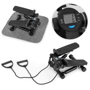 Fitness Stepper with Resistance Bands and Counter by ModernHome