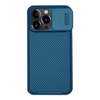 Apple iPhone 13 Pro 6.1'' Nillkin CamShield Pro Case Cover with Camera Protection Shield, Blue