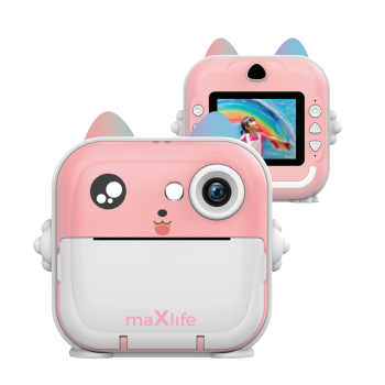 Kids Instant Print Camera Maxlife MXPC-100, Pink