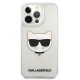 Apple iPhone 13 Pro Max 6.7\" Karl Lagerfeld Choupette Head Case Cover (KLHCP13XCTRP), Transparent