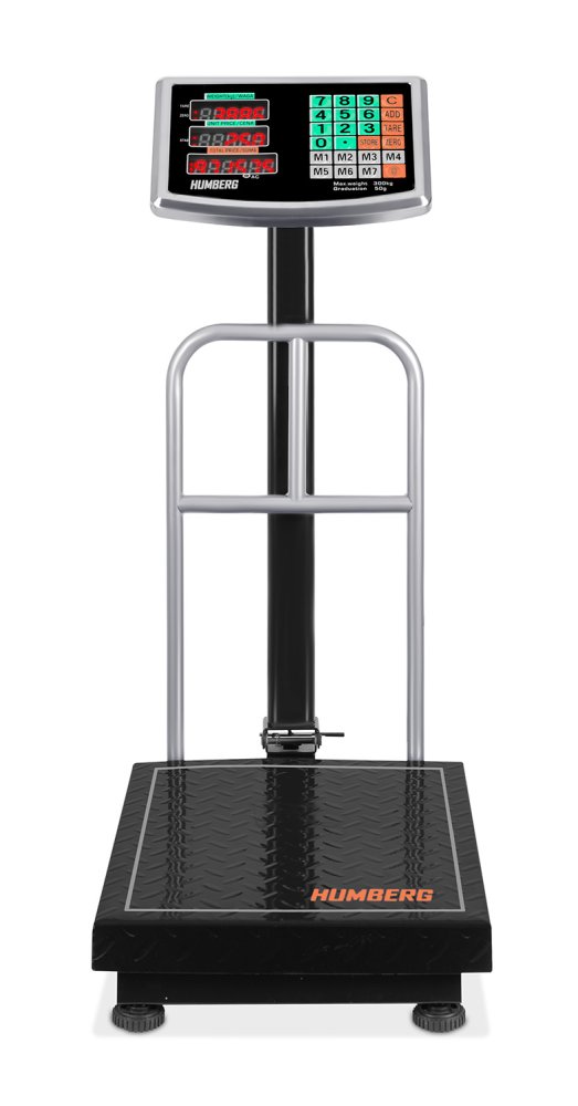 Industrial Platform Scale 300 kg Humberg MH-192 Heavy-Duty Digital (0)